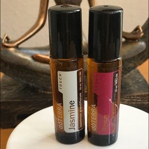Lot of 2 doTERRA touch roll on in Rose & Jasmine
